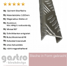 U-Profil aus Aluminium Riffelblech Quintett 3,5/5,0 mm Fahrradschiene